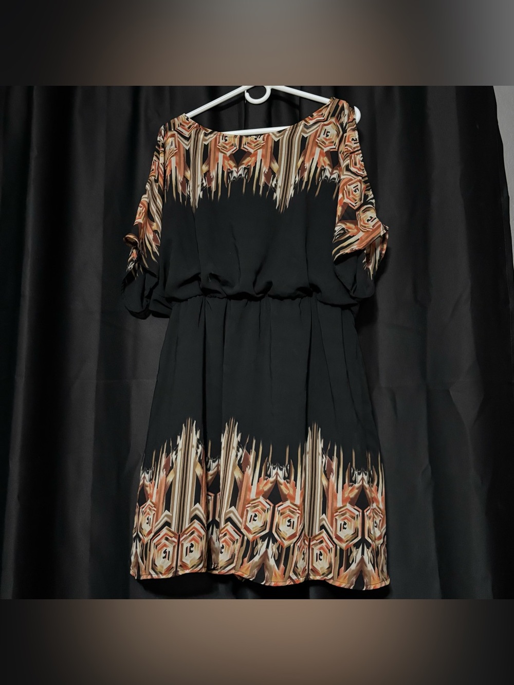🎃5 for $25🎃 Forever Woman Cold Shoulder Black and Brown Dress